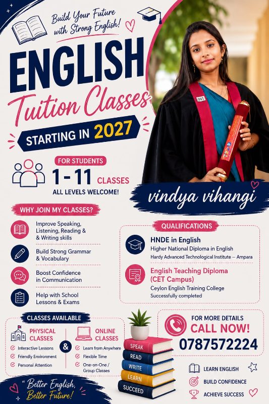 Vindya Vihangi — tuition teacher profile photo